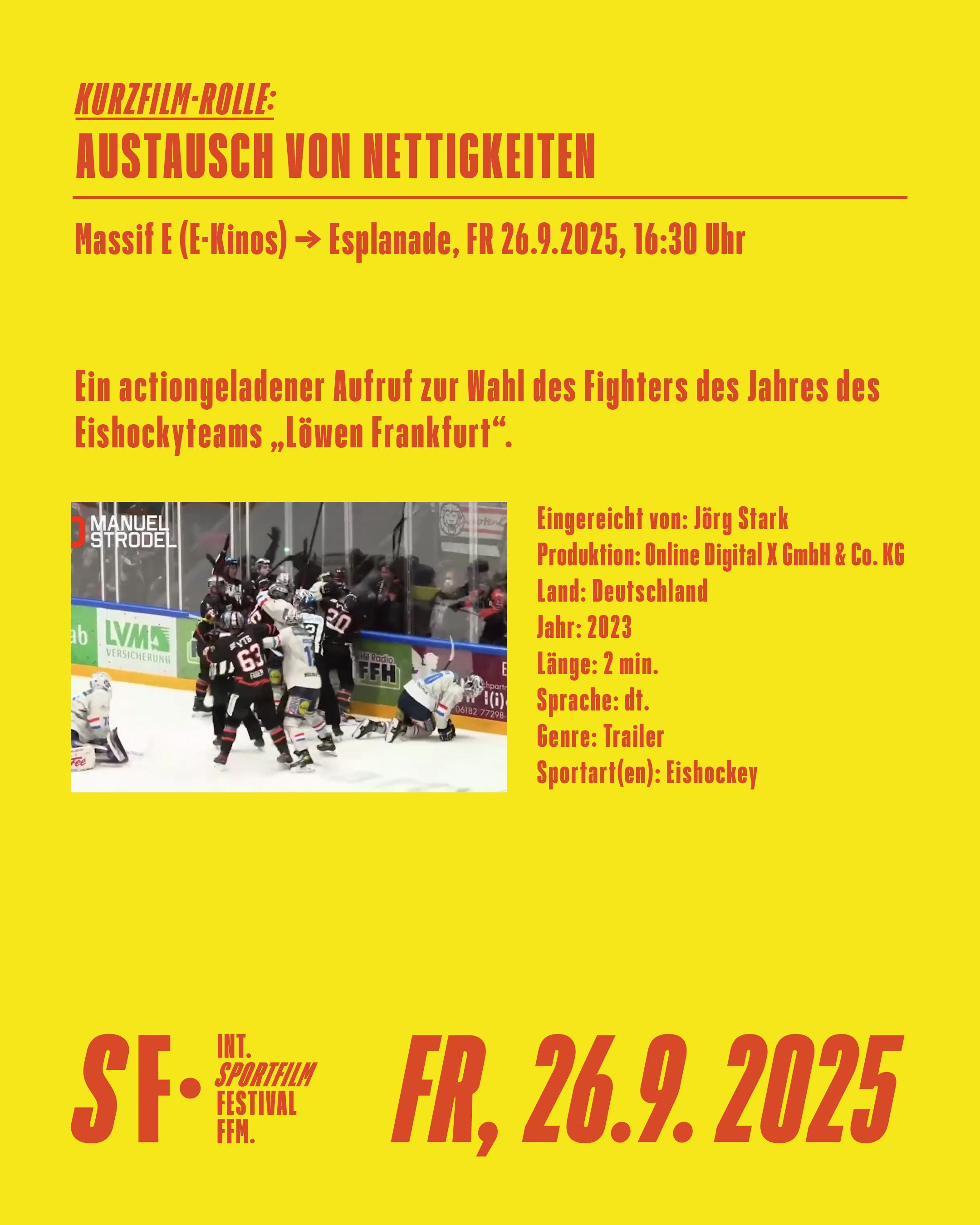 Programmkachel Freitag 8