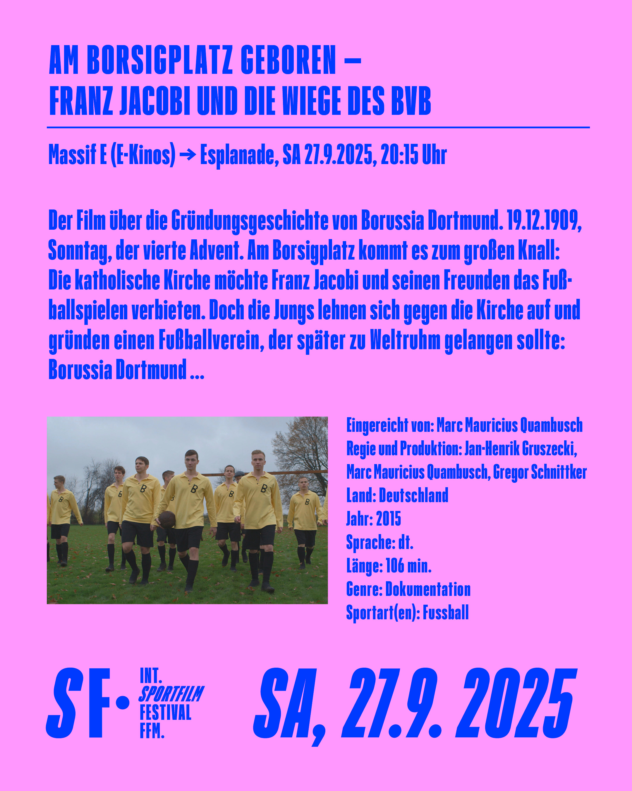 Programmkachel Borussia Dortmund